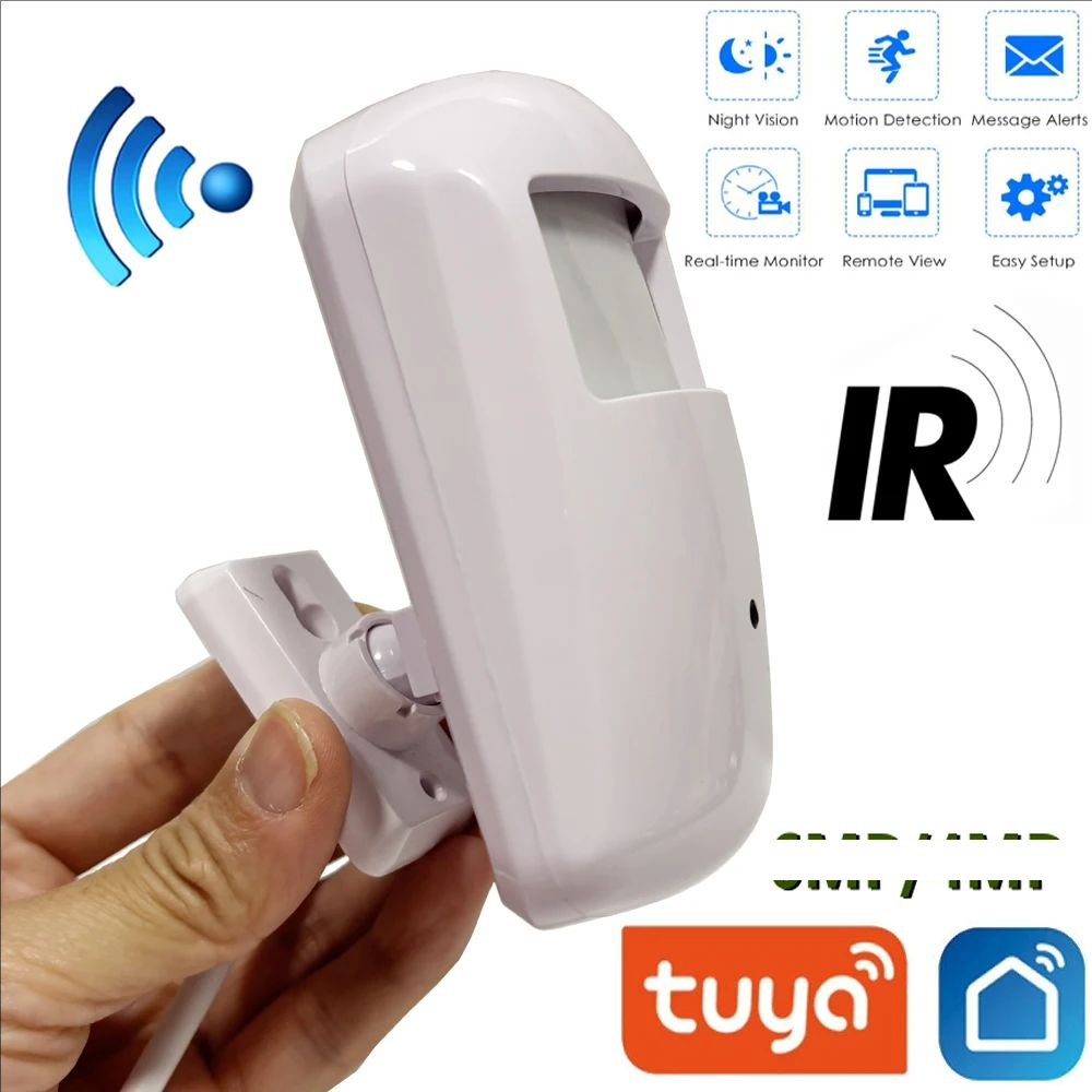 Smart Home Wiser - ミニ WiFi カメラ 動体検知 目に見えない監視 IR