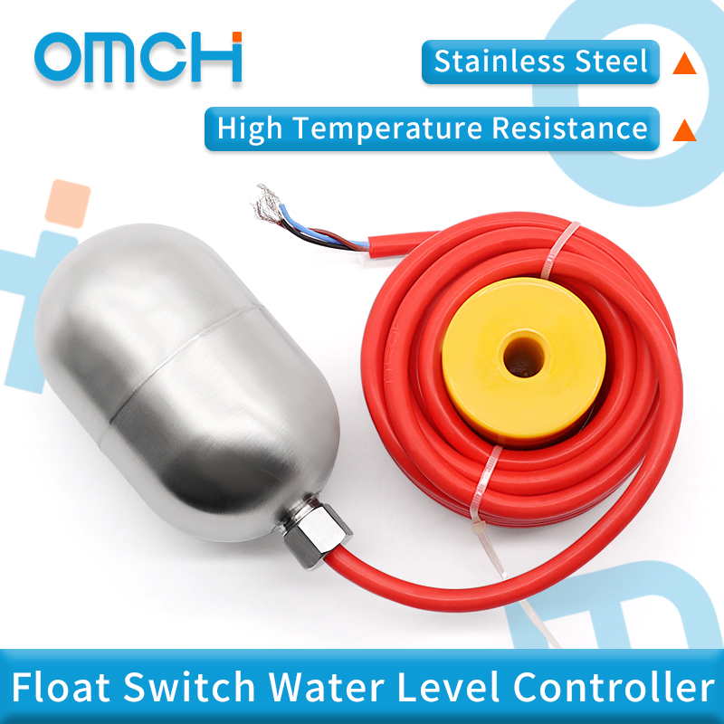Temperature Sensor - OMCH 304 ステンレス鋼レベルフロートスイッチ高温耐性自動水位コントローラー貯水池流量センサー