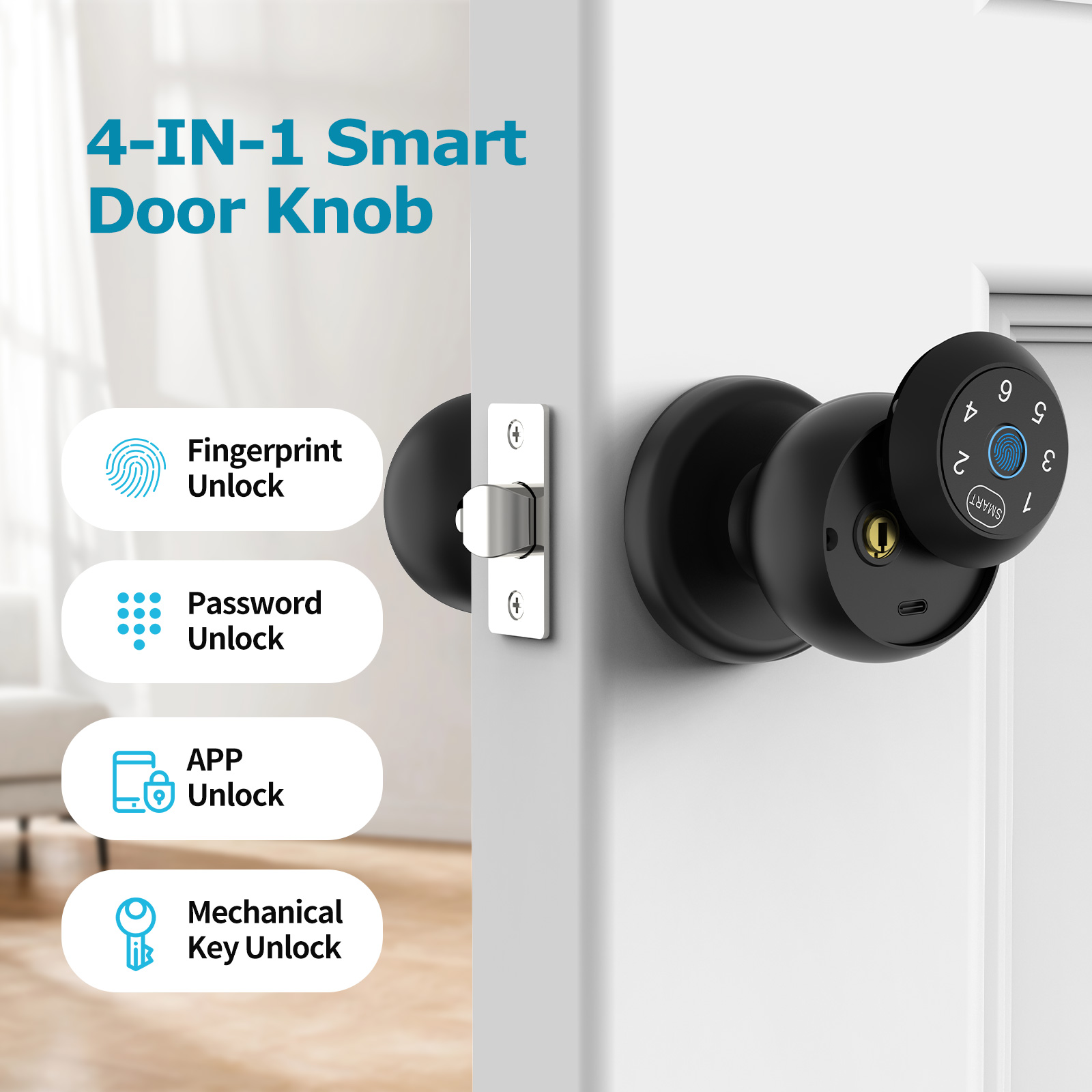 Viladepot スマートロック指紋ドアロックアプリ制御  - Smart Home Door Lock のレビューと価格