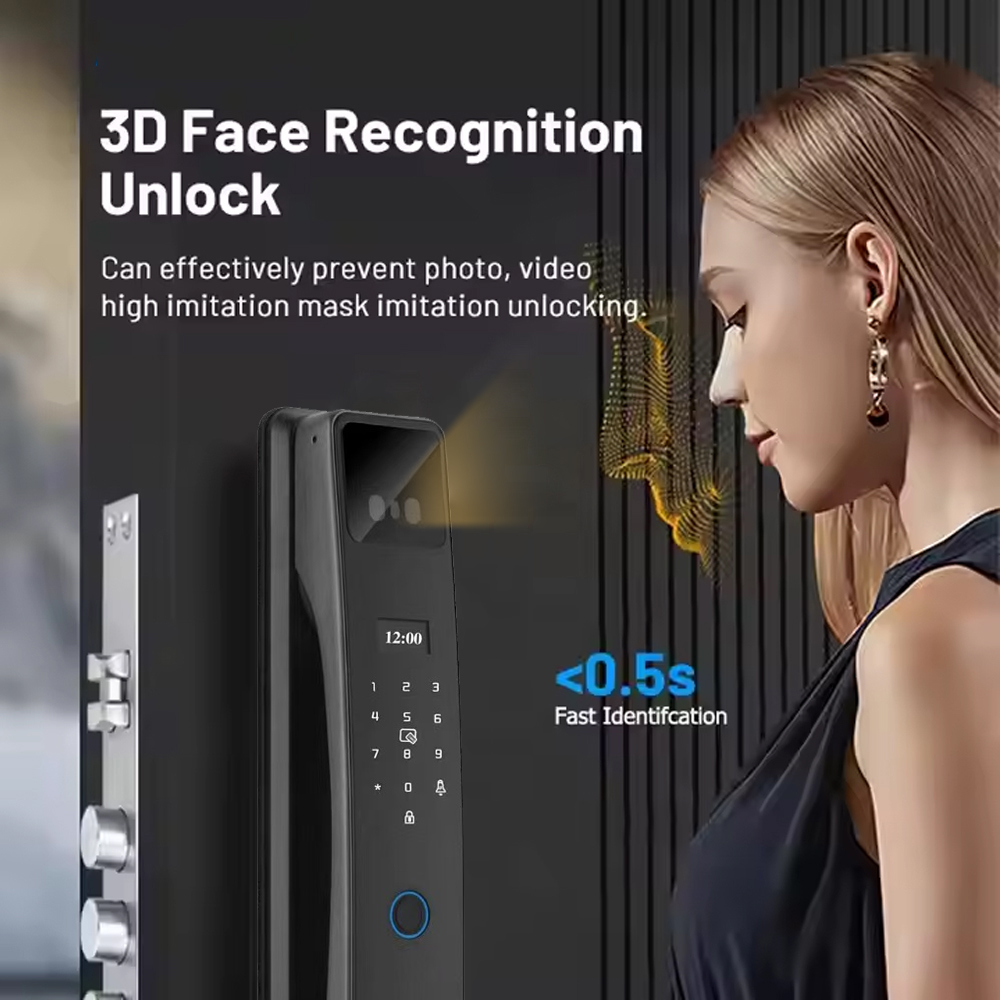 スマート電子ドアロックパスワード自動生体認証指紋ロックホーム - Smart Home Door Lock のレビューと価格